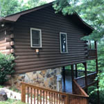 Exterior Cabin Restoration Job in Ellijay GA