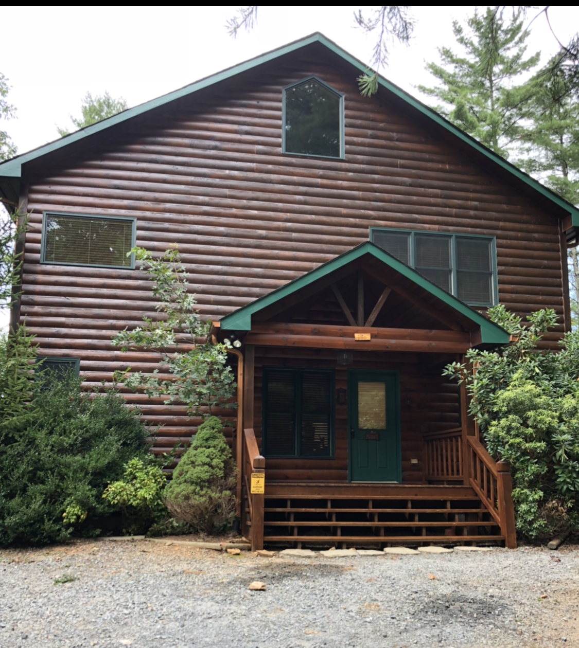 Exterior Staining Job in Blue Ridge Ga