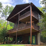 Exterior Staining Job in Blue Ridge Ga