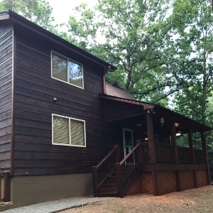 Exterior Staining Job in Ellijay Ga